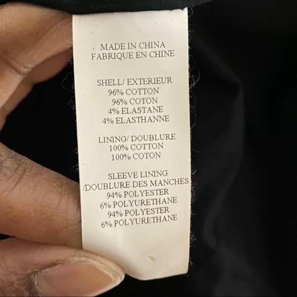 Theory Women's Destana Tweedy Charcoal Longline Button Coat - Picture 7 of 8